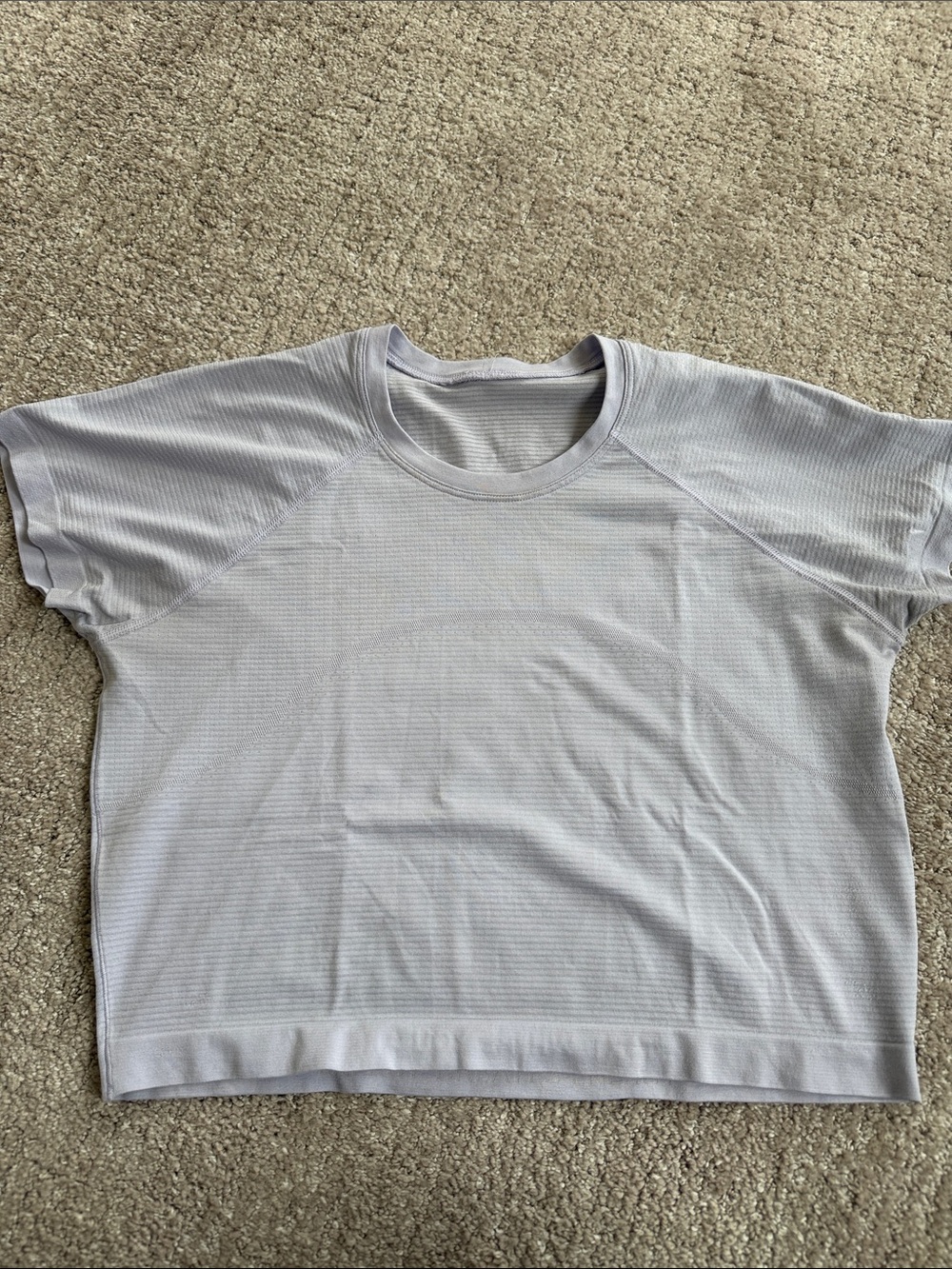 🍋Lululemon Swiftly Tech Cropped Short Sleeve size 12